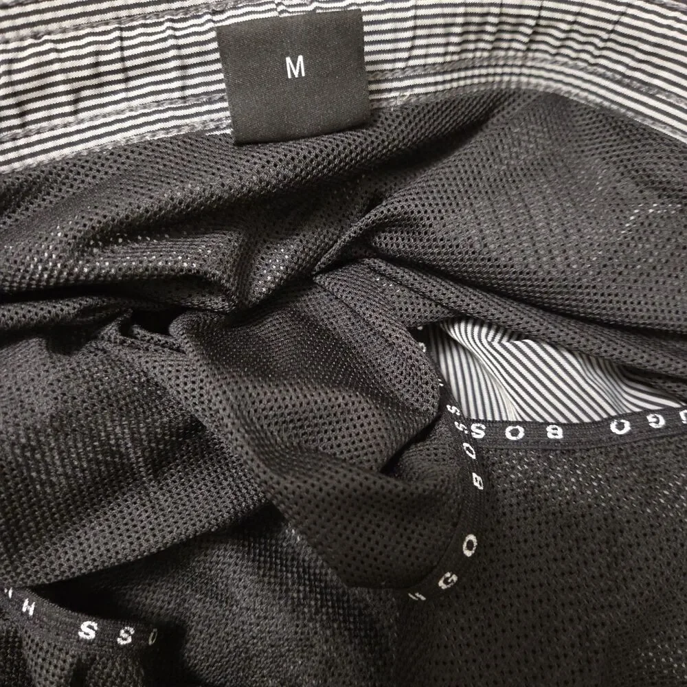 Hugo Boss Batfish Swim Shkrts Trunks Pinstripe Grey Medium